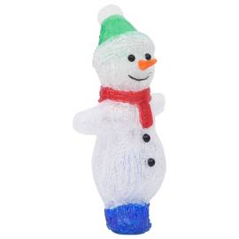 Figurină om zăpadă crăciun led acrilic 30cm interior/exterior, 5 image