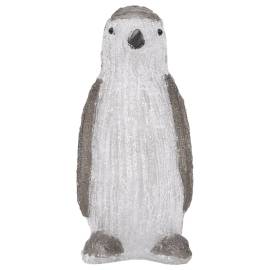 Figurină pinguin de crăciun cu led 30cm acril interior/exterior, 5 image