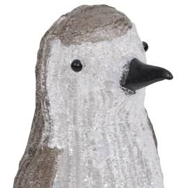 Figurină pinguin de crăciun cu led 30cm acril interior/exterior, 8 image