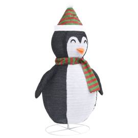 Figurină pinguin decorativă crăciun, led, 120 cm, țesătură lux, 6 image