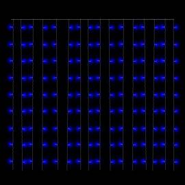 Instalație lumini tip perdea 300 led albastru 3x3 m 8 funcții, 5 image