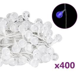 Vidalxl ghirlandă luminoasă, 400 led-uri, albastru, 8 funcții, 40 m, 2 image
