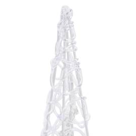 Con de lumină cu led decorativ, alb rece, 60 cm, acrilic, 7 image