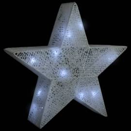 Decor crăciun stele 3 buc. plasă albă & led exterior/interior, 4 image