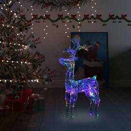 Decorațiune de crăciun ren, 90 leduri, 60x16x100 cm, acril, 4 image