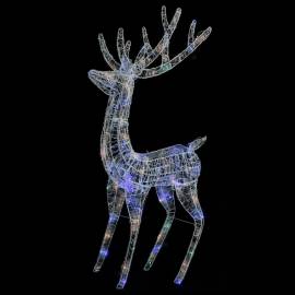 Ren de crăciun, 250 led-uri, multicolor, 180 cm, acril, xxl, 5 image