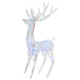 Ren de crăciun, 250 led-uri, multicolor, 180 cm, acril, xxl, 2 image