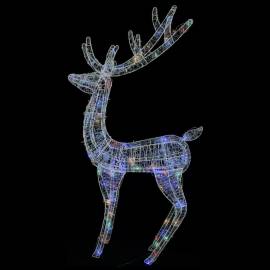 Ren de crăciun, 250 led-uri, multicolor, 180 cm, acril, xxl, 4 image