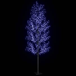 Pom crăciun, 1200 led-uri lumină albastră flori de cireș 400 cm, 3 image