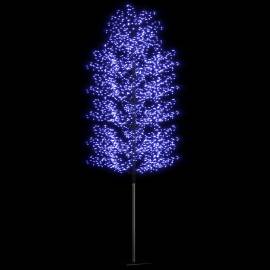 Pom crăciun, 2000 led-uri lumină albastră flori de cireș 500 cm, 3 image