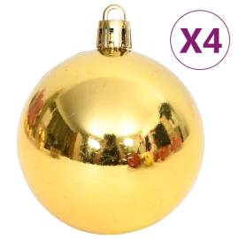Set globuri de crăciun, 108 piese, auriu și roșu, 4 image