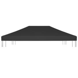 Acoperiș de pavilion, negru, 4 x 3 m, 270 g/m², 5 image
