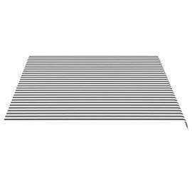 Pânză de rezervă copertină, antracit și alb, 4,5x3,5 m, 4 image