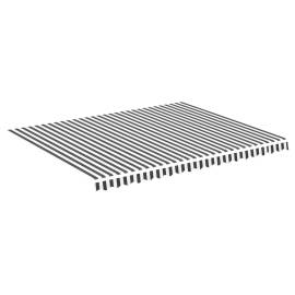 Pânză de rezervă copertină, antracit și alb, 4,5x3,5 m, 2 image