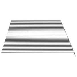 Pânză de rezervă copertină, antracit și alb, 5x3 m, 4 image