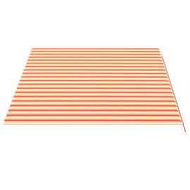 Pânză de rezervă copertină, galben și portocaliu, 4,5x3 m, 4 image