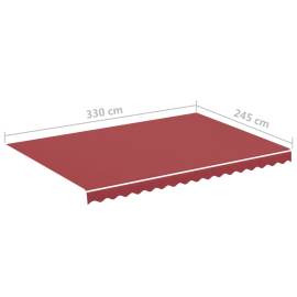 Pânză de rezervă pentru copertină, roșu vișiniu, 3,5x2,5 m, 6 image