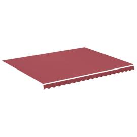 Pânză de rezervă pentru copertină, roșu vișiniu, 4,5x3,5 m, 2 image