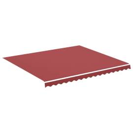 Pânză de rezervă pentru copertină, roșu vișiniu, 4x3,5 m, 2 image