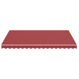 Pânză de rezervă pentru copertină, roșu vișiniu, 4x3 m, 3 image
