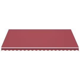 Pânză de rezervă pentru copertină, roșu vișiniu, 5x3,5 m, 3 image