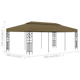 Pavilion, gri taupe, 6 x 3 m, 180 g/m², 6 image