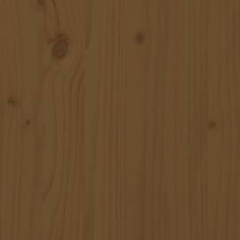 Pat de zi, maro miere, 90x190 cm, lemn masiv de pin, 9 image