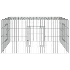 Cușcă pentru iepuri, 110x110x55 cm, fier galvanizat, 5 image