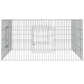 Cușcă pentru iepuri, 110x110x55 cm, fier galvanizat, 3 image