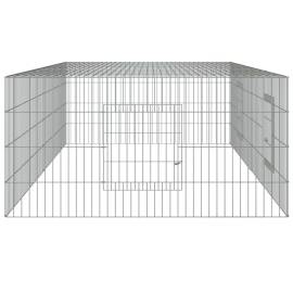 Cușcă pentru iepuri, 2 panouri, 220x110x55 cm, fier galvanizat, 5 image