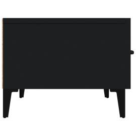 Comodă tv, negru, 150x34,5x30 cm, lemn prelucrat, 8 image