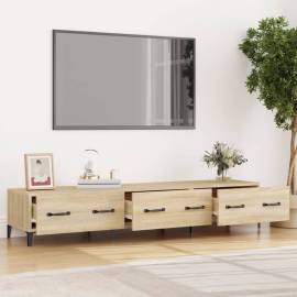 Comodă tv, stejar sonoma, 150x34,5x30 cm, lemn prelucrat, 3 image
