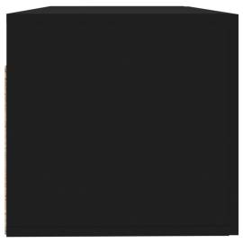 Dulap de perete, negru, 100x36,5x35 cm, lemn prelucrat, 6 image