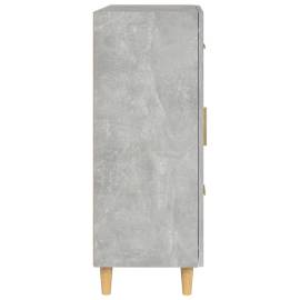 Servantă, gri beton, 69,5x34x90 cm, lemn prelucrat, 7 image