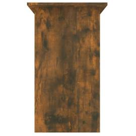 Birou, stejar fumuriu, 80x45x74 cm, lemn prelucrat, 6 image