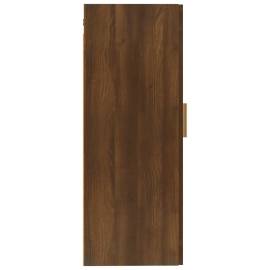 Dulap de perete, stejar maro, 35x34x90 cm, lemn prelucrat, 6 image