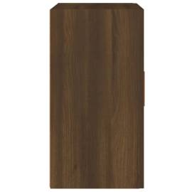 Comodă tv de perete, stejar maro, 60x30x60 cm, lemn prelucrat, 6 image