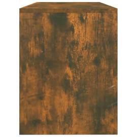 Taburet de toaletă, stejar fumuriu, 70x35x45 cm, lemn prelucrat, 5 image