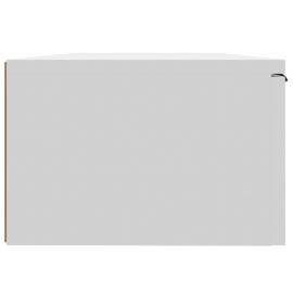 Dulap de perete, alb, 68x30x20 cm, lemn compozit, 8 image