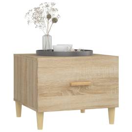 Măsuță de cafea, stejar sonoma, 50x50x40 cm, lemn compozit, 4 image