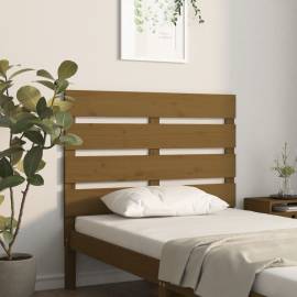 Tăblie de pat, maro miere, 75x3x80 cm, lemn masiv de pin