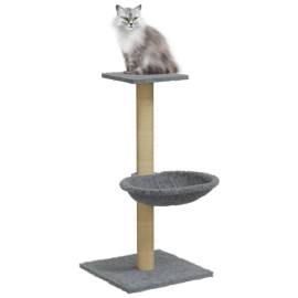 Ansamblu pisici, stâlpi din funie sisal, gri deschis, 74 cm, 3 image