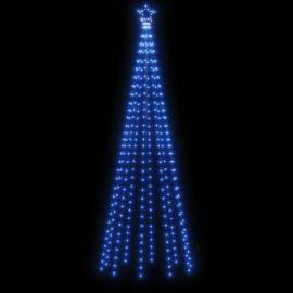 Brad de crăciun, 310 led-uri albastre, 300 cm, cu țăruș, 3 image