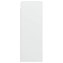 Dulap de perete suspendat, alb, 69,5x32,5x90 cm, 6 image