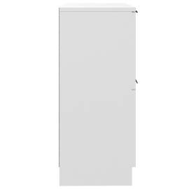 Servantă, alb, 30x30x70 cm, lemn compozit, 7 image