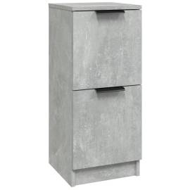 Servantă, gri beton, 30x30x70 cm, lemn compozit, 2 image