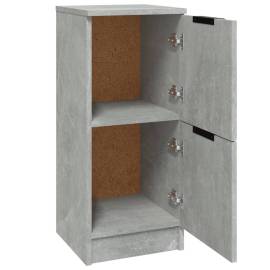 Servantă, gri beton, 30x30x70 cm, lemn compozit, 6 image