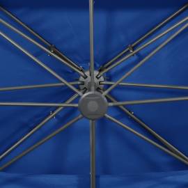 Umbrelă suspendată, acoperiș dublu, albastru azuriu, 400x300 cm, 2 image