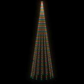 Brad de crăciun, 1134 led-uri, multicolor, 800 cm, cu țăruș, 3 image