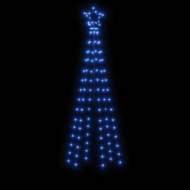 Brad de crăciun conic, 108 led-uri, albastru, 70x180 cm, 3 image